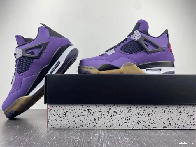 (FRIENDS SCOTT 4 TRAVIS LN4 RETRO JORDAN PURPLE FAMILY) AND 766296 0514